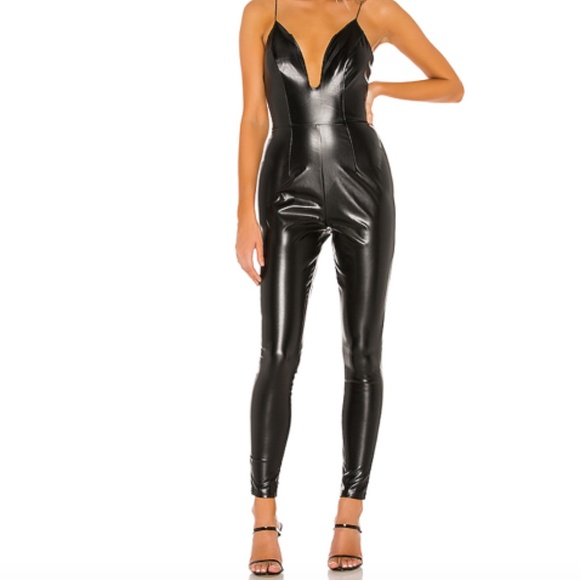 superdown Pants - REVOLVE superdown Peyton Catsuit faux leather